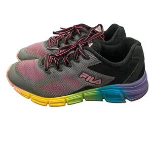 FILA Girls Exolize 2 Running Shoes Lace-Up Low Top Sneakers Multicolor Size 5.5